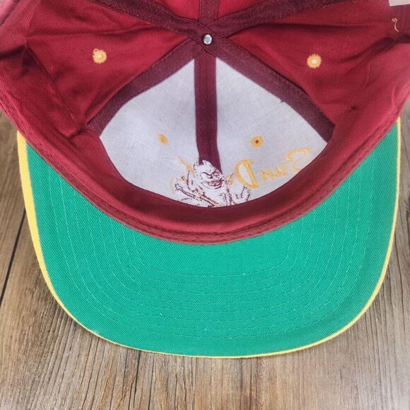 VTG Arizona State Sun Devils Snapback Hat Cap Red Gold College Sport Mascot NCAA - Picture 8 of 10